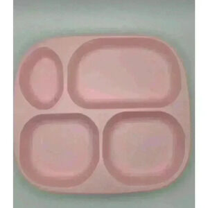 Bamboo Divided Kids Dinnerware BPA Free Dishwasher Safe BNIB